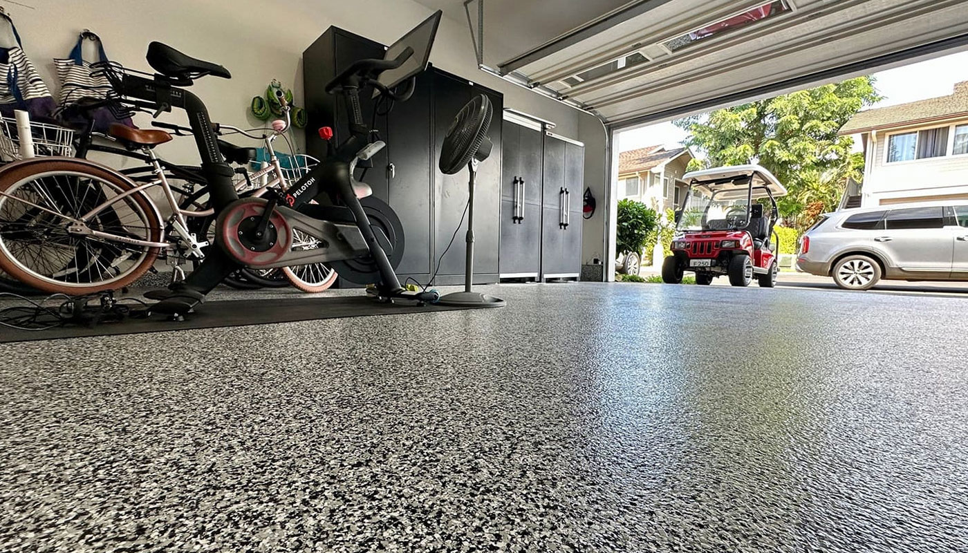 Epoxy Garage Floor Installation in Hawaii