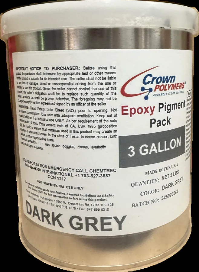 Epoxy Pigment Pack: Dark Grey